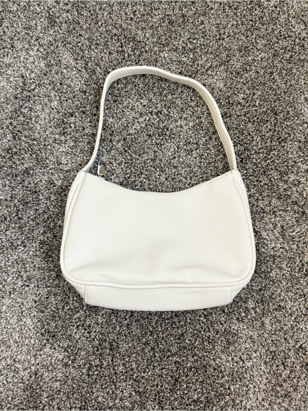 Classic White Shoulder Bag
